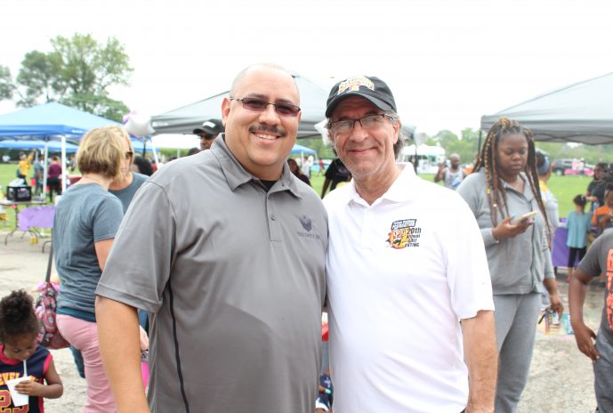 Dr. Negron and Tom Olson